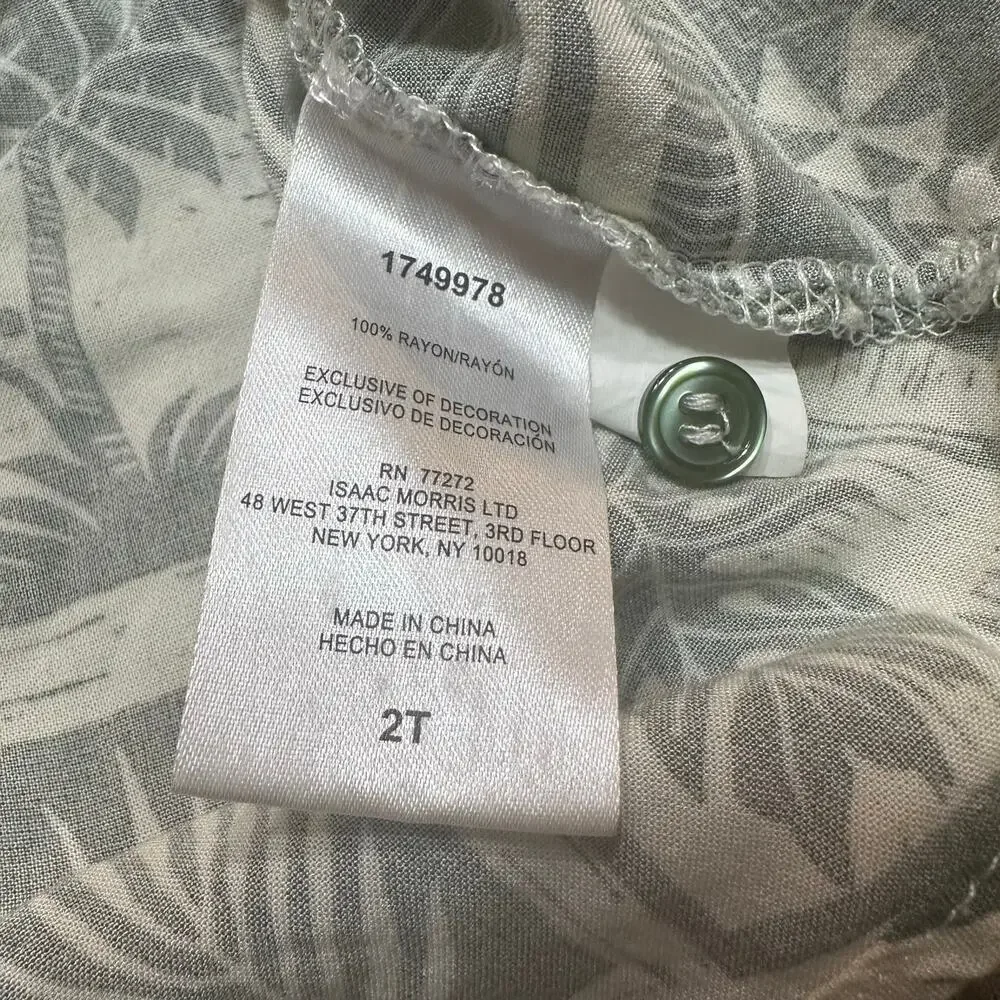 Tommy Bahama Hawaiian Shirt sz 2T